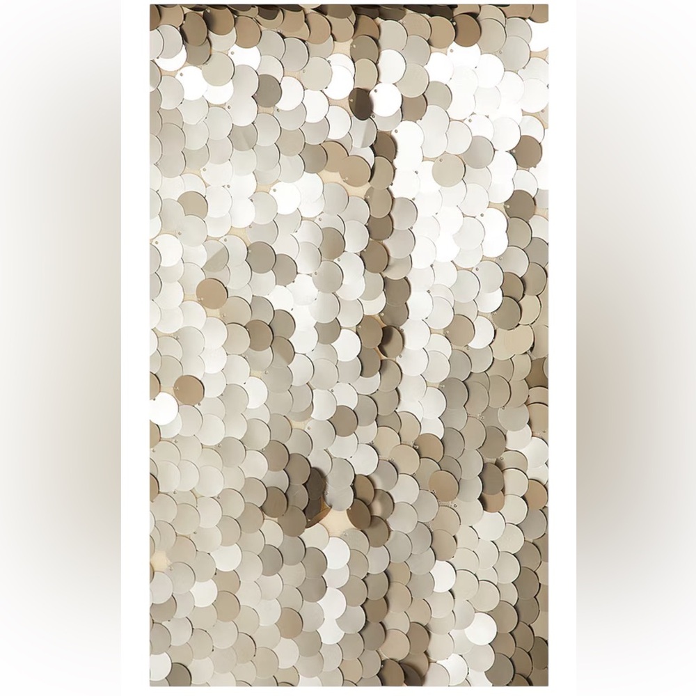 MORE TO COME Yarina Mini Dress in Matte Silver
Size medium - Picture 4 of 4